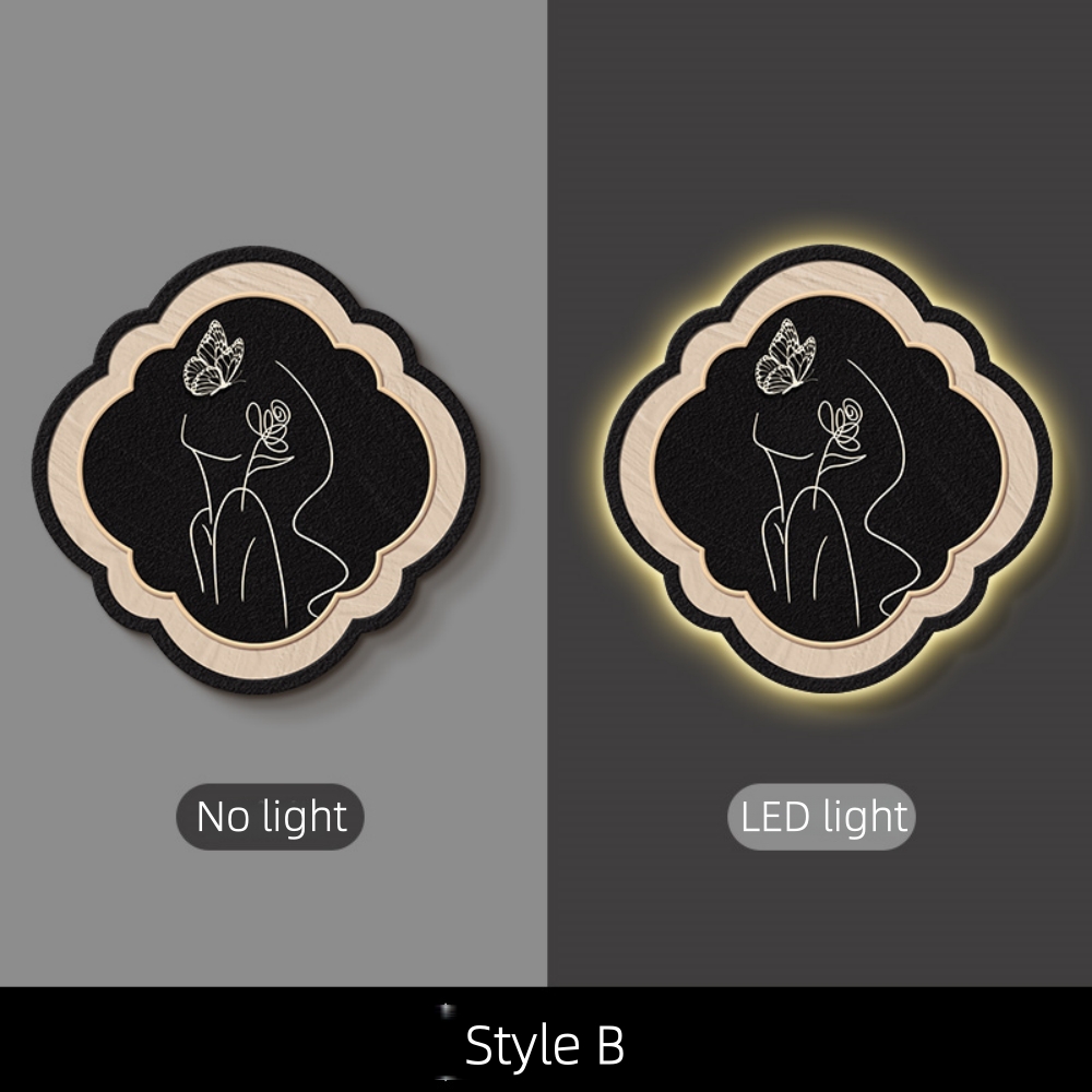 Medieval Style Entrance Hall Decorative Painting Wall Lamp