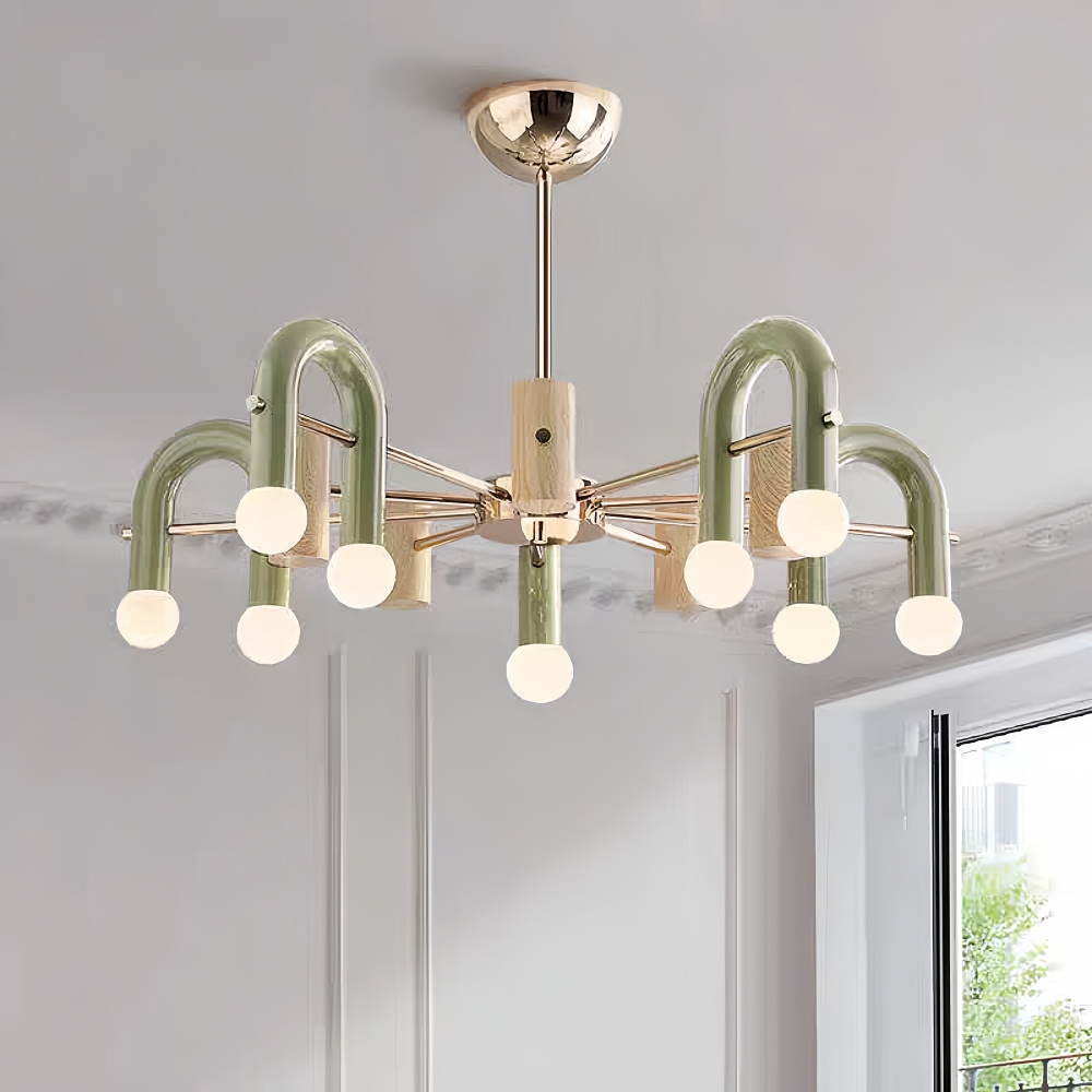 Nordic Modern Minimalist Multi-Head Pendant Light Living Room Main Fixture