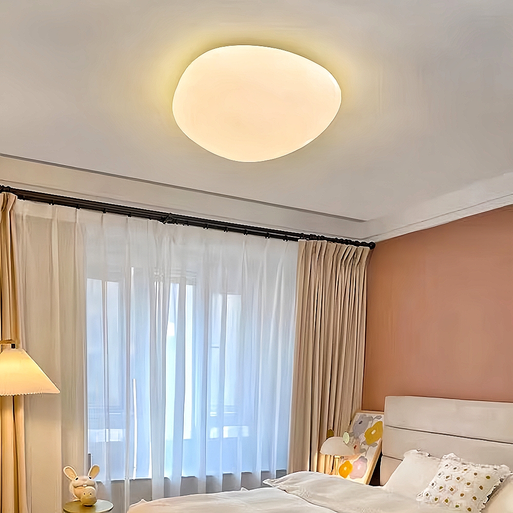 Creative Pebble LED Ceiling Light For Bedroom