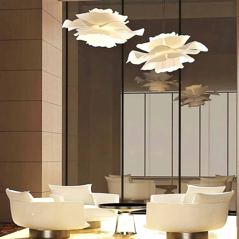 Nordic Modern Creative Petal Acrylic Pendant Light