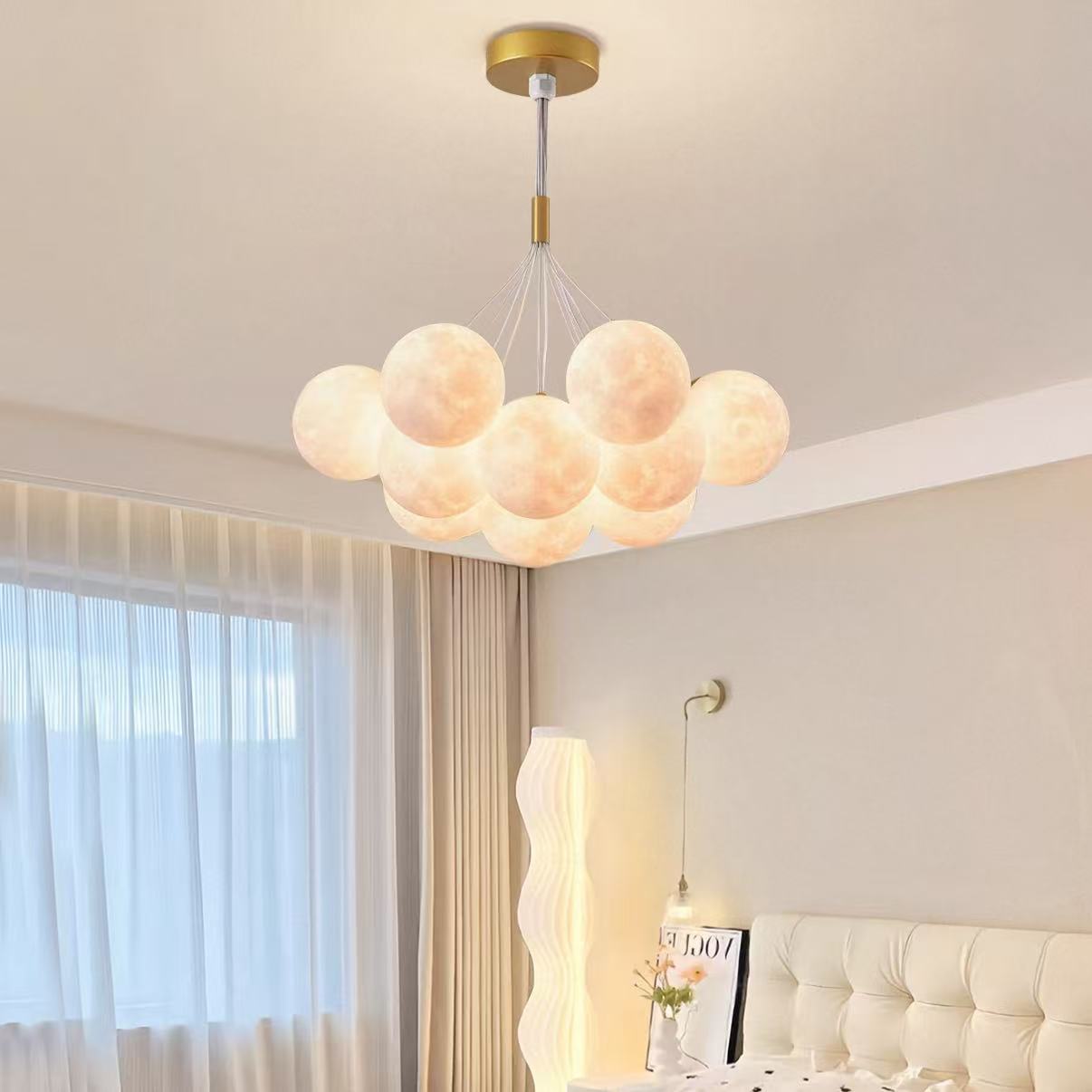 Moon Bubble Chandelier Dining Room Living Room Light