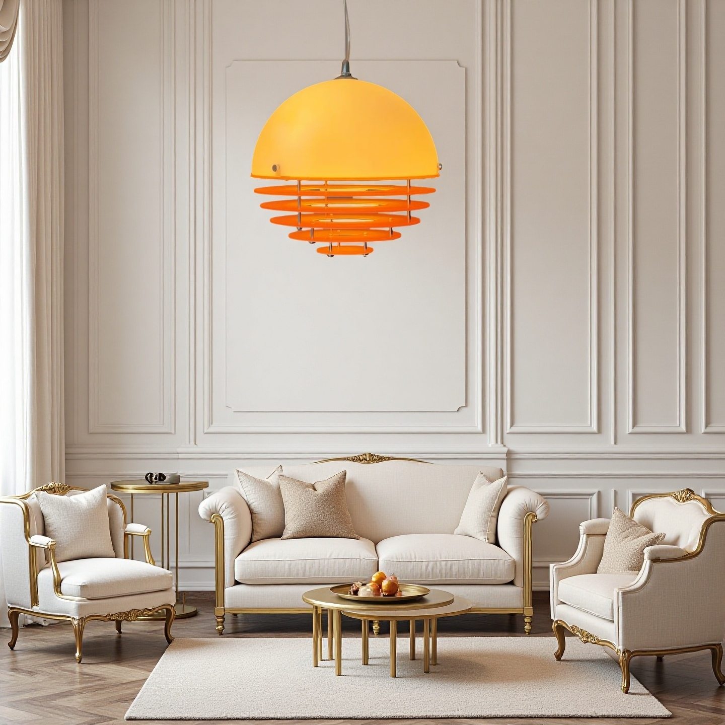 Sunset Pendant Light Bauhaus Style Ambient Hanging Lamp
