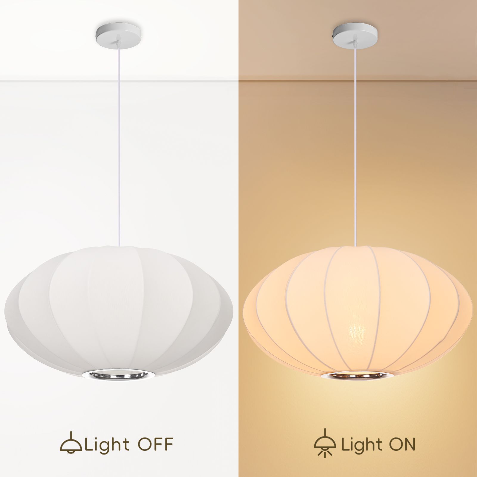 Nordic Italian Chandelier Restaurant Elastic Fabric Pendant Lamp Living Room Staircase Lights