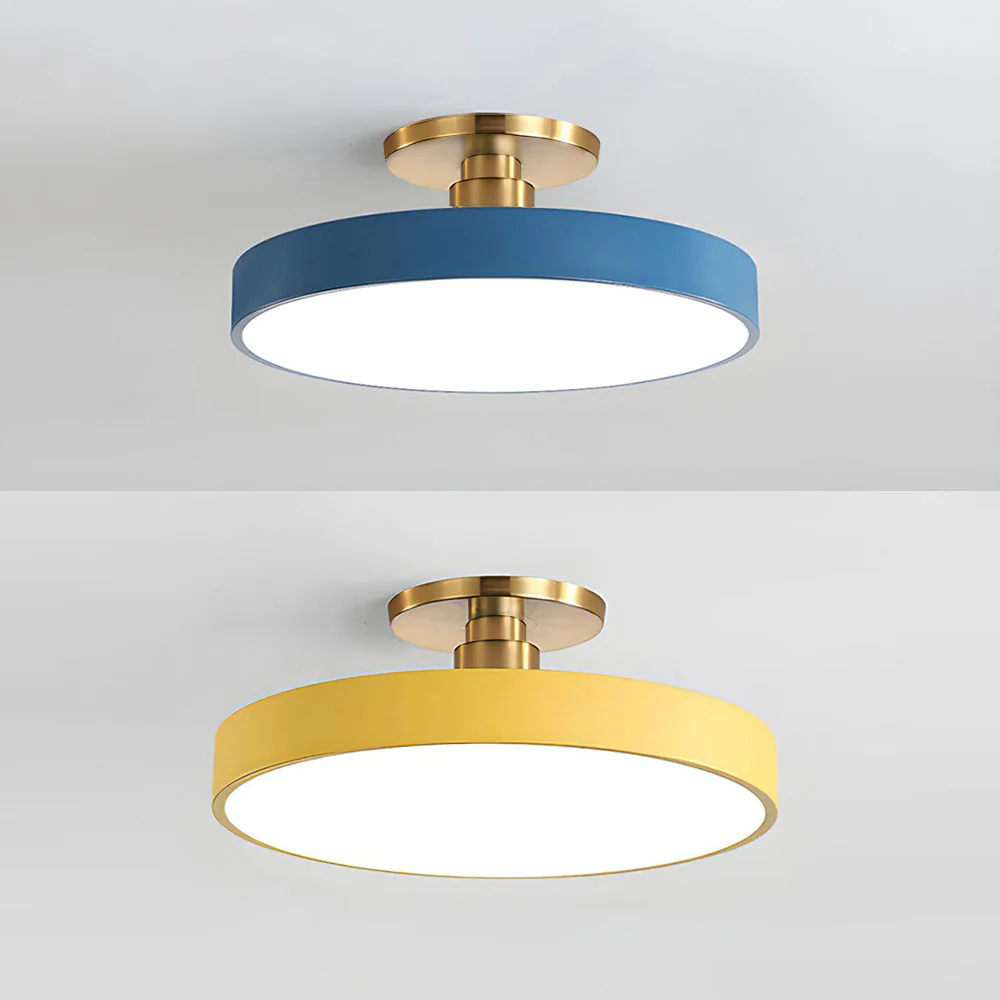Macaron LED Flush Mount Ceiling Light For Bedroom