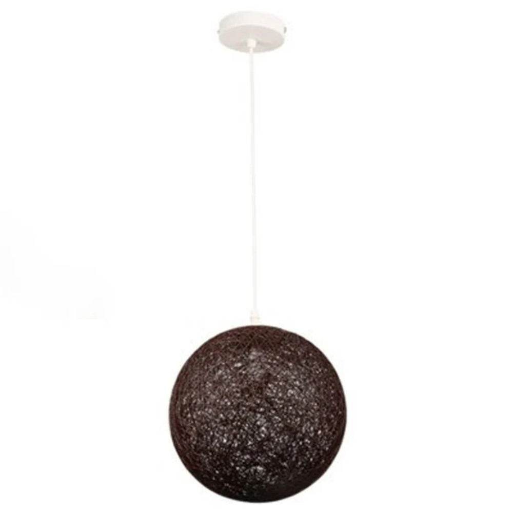 Creative handmade woven colorful rattan woven personalized circular chandelier