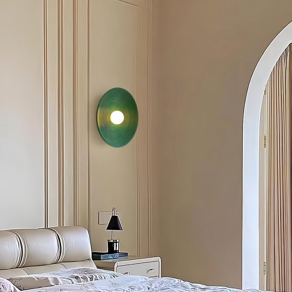 Wabi Sabi Style Retro Entrance Hallway Resin Wall Lamp Bedroom Bedside Lamp