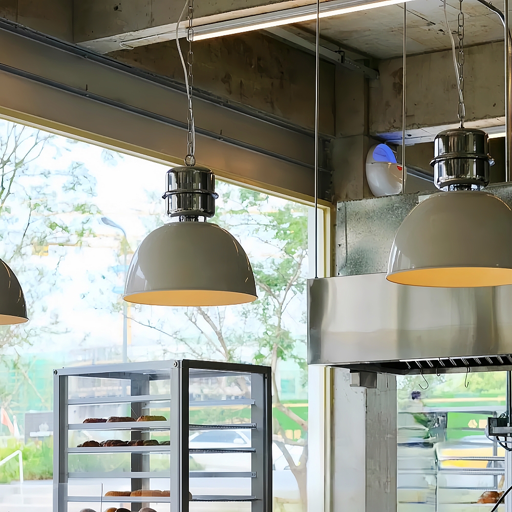 Vintage Industrial Iron Pndant Light Restaurant Dining Area Statement Lighting