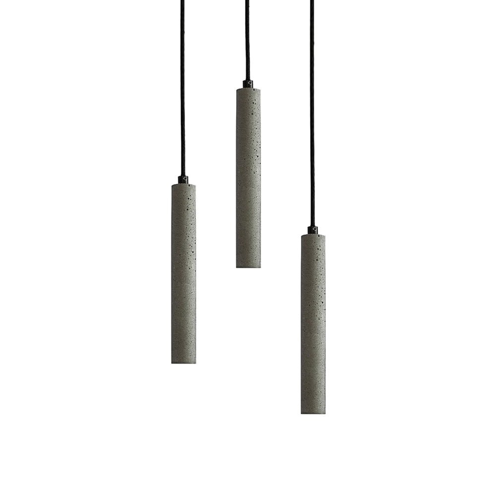 Creative Micro Cement Industrial Terrazzo Strip Pendant Light
