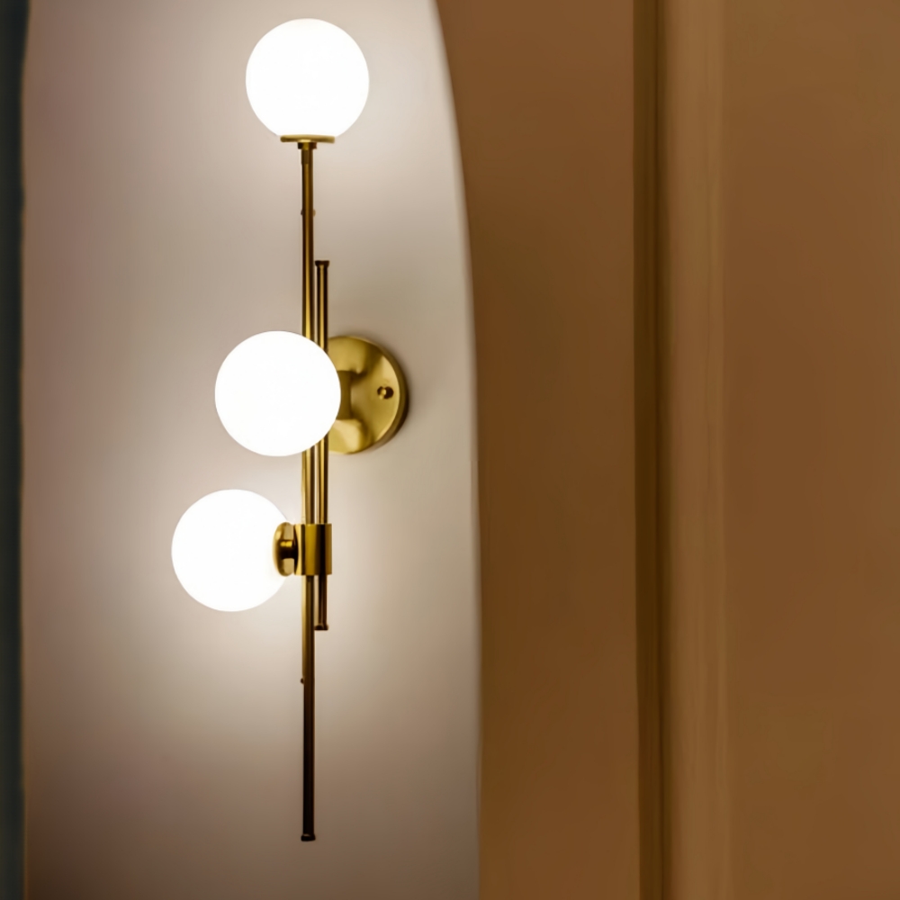 Modern Style Creative Personality Living Room Bedroom Decoration Glass Wall Lamp