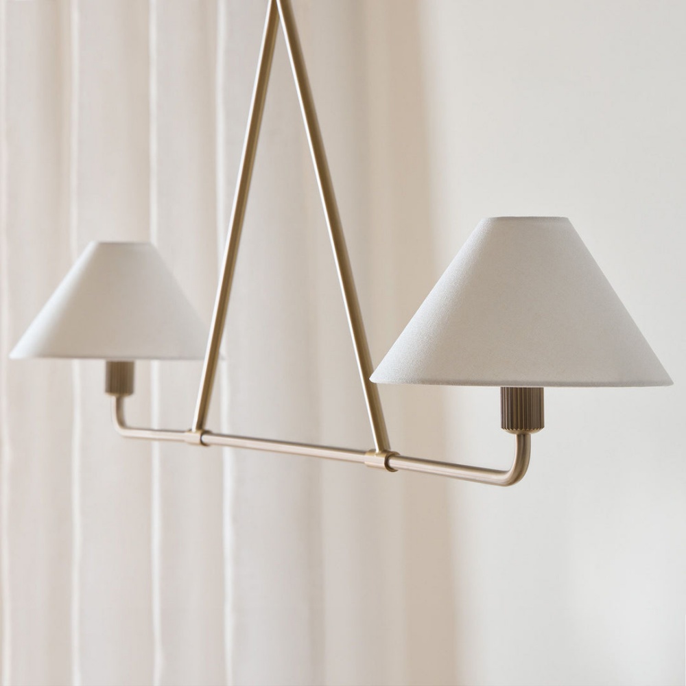 Modern Geometric Aesthetic Iron Axis Chandelier