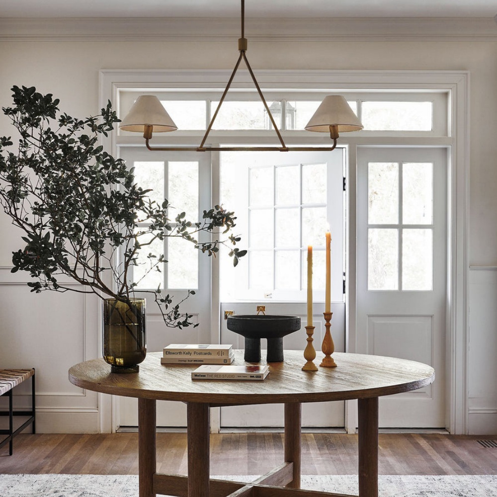 Modern Geometric Aesthetic Iron Axis Chandelier