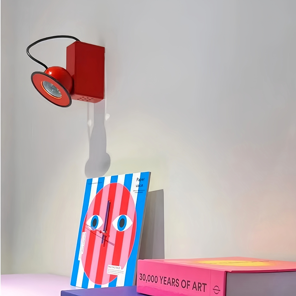 Nordic Style Creative Magnetic Suction Bedside Lamp Rotatable Wall Lamp