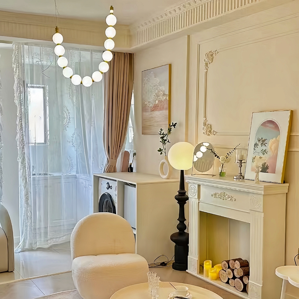 French Modern Creative Pearl Style Chandelier