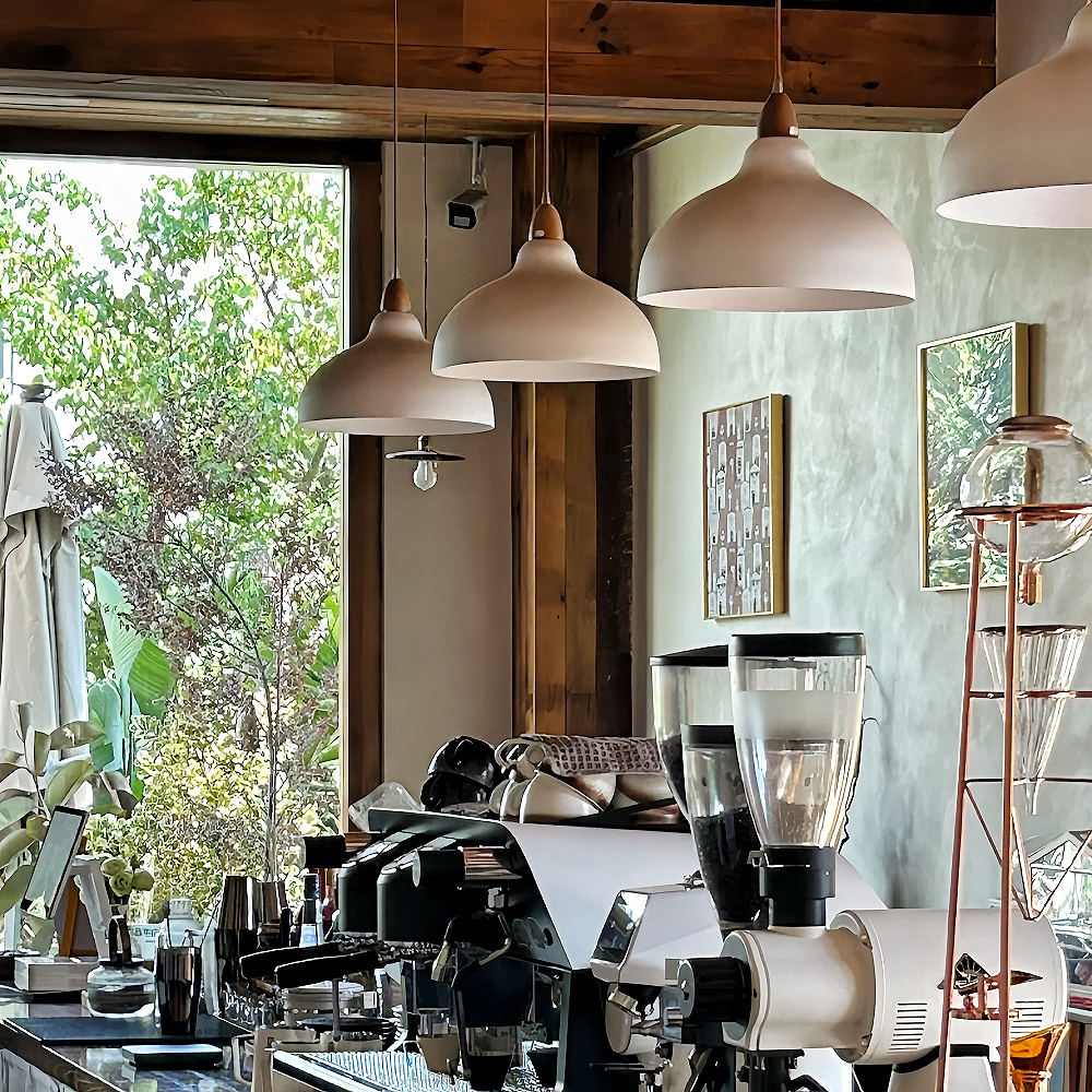 Nordic Industrial Minimalist Style Decor Black & White Kitchen Pendant Light