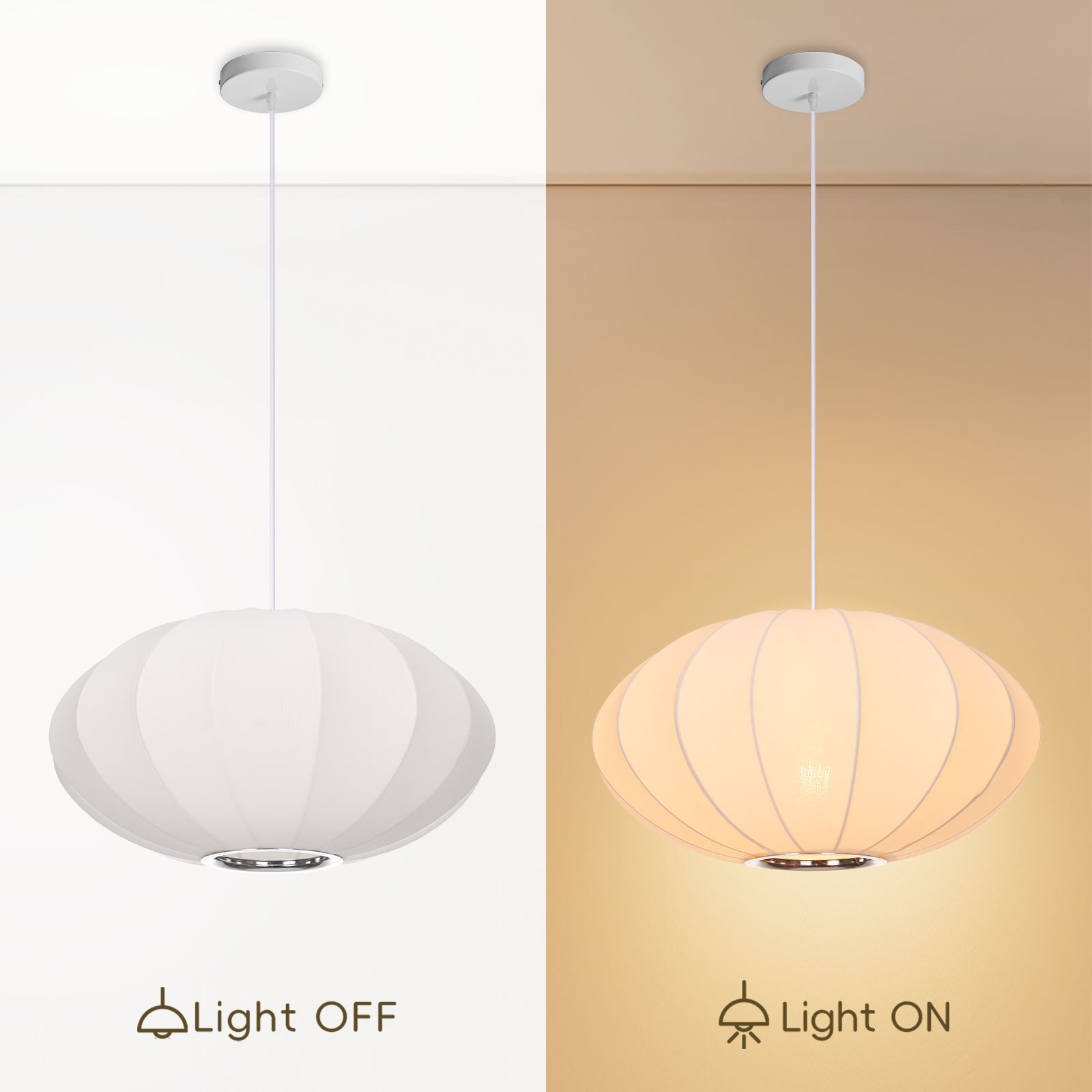 Nordic Italian Chandelier Restaurant Elastic Fabric Pendant Lamp Living Room Staircase Lights