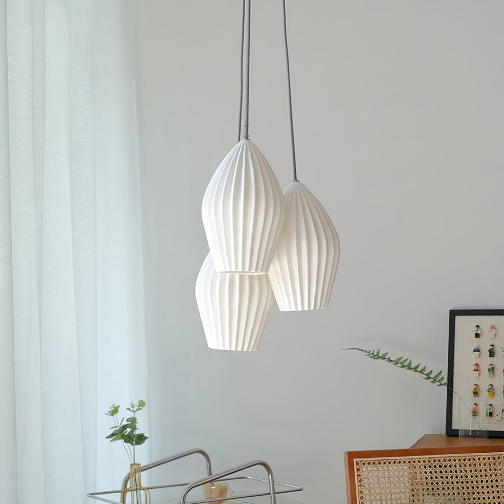 Scandinavian Ceramic Pendant Light Staircase Decor Lighting