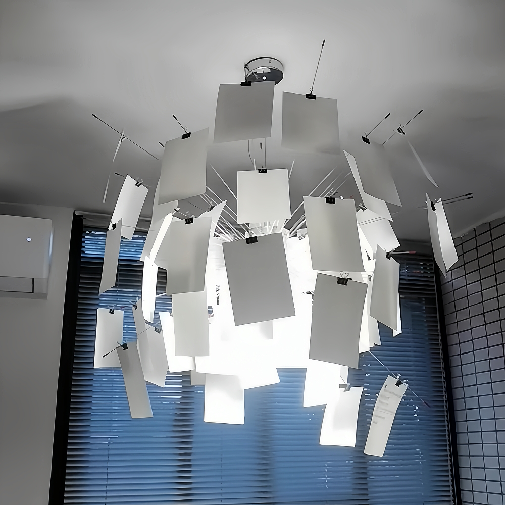 Modern Creative DIY Chandelier Art Simplicity Photo Album Card Lighting Fixtures