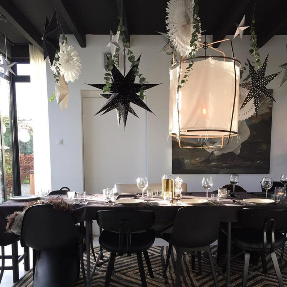 Japanese Retro Fabric Kongming Lantern Pendant Light Homestay Dining Room Chandelier