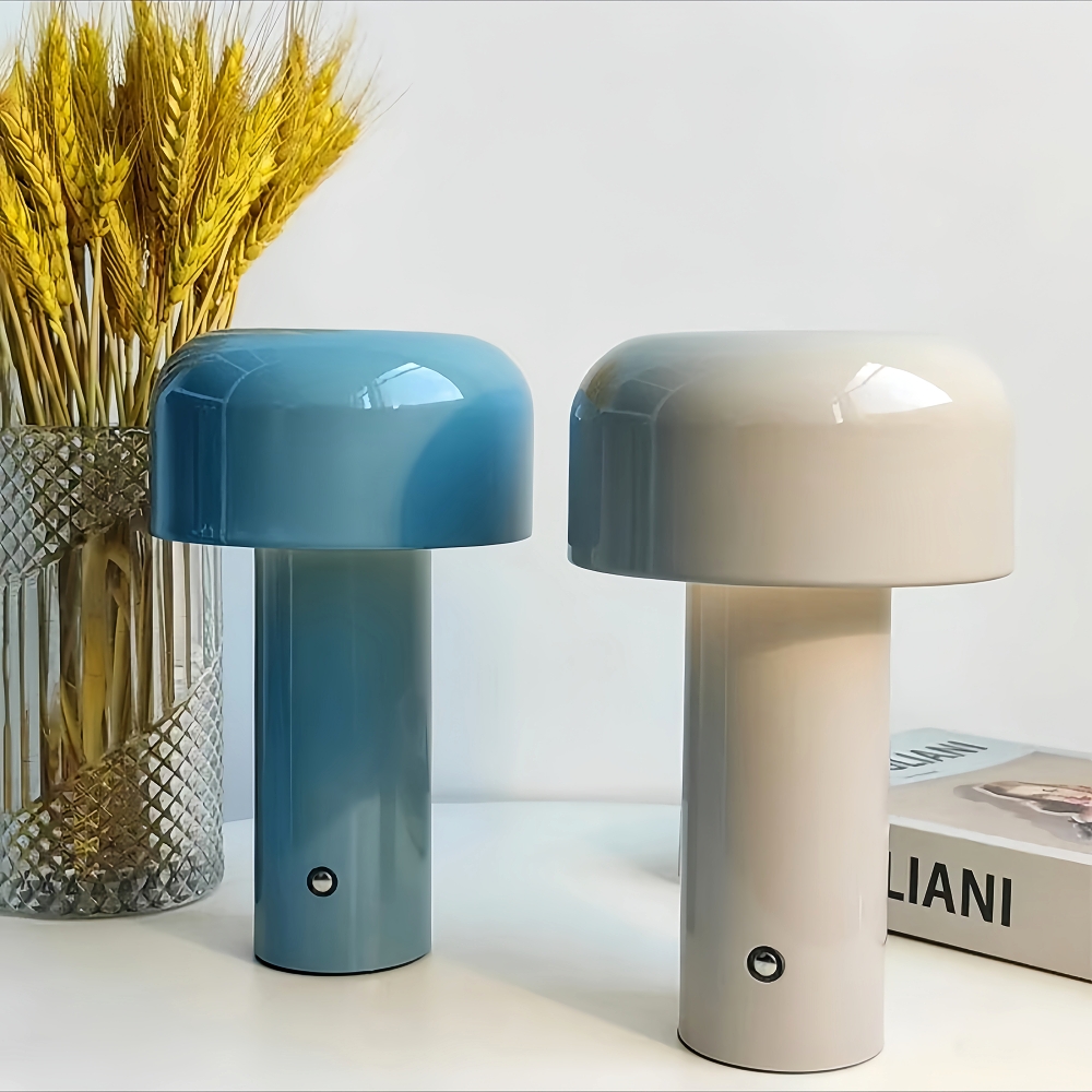 Designer creative mushroom table lamp portable bedside lamp desk lamp