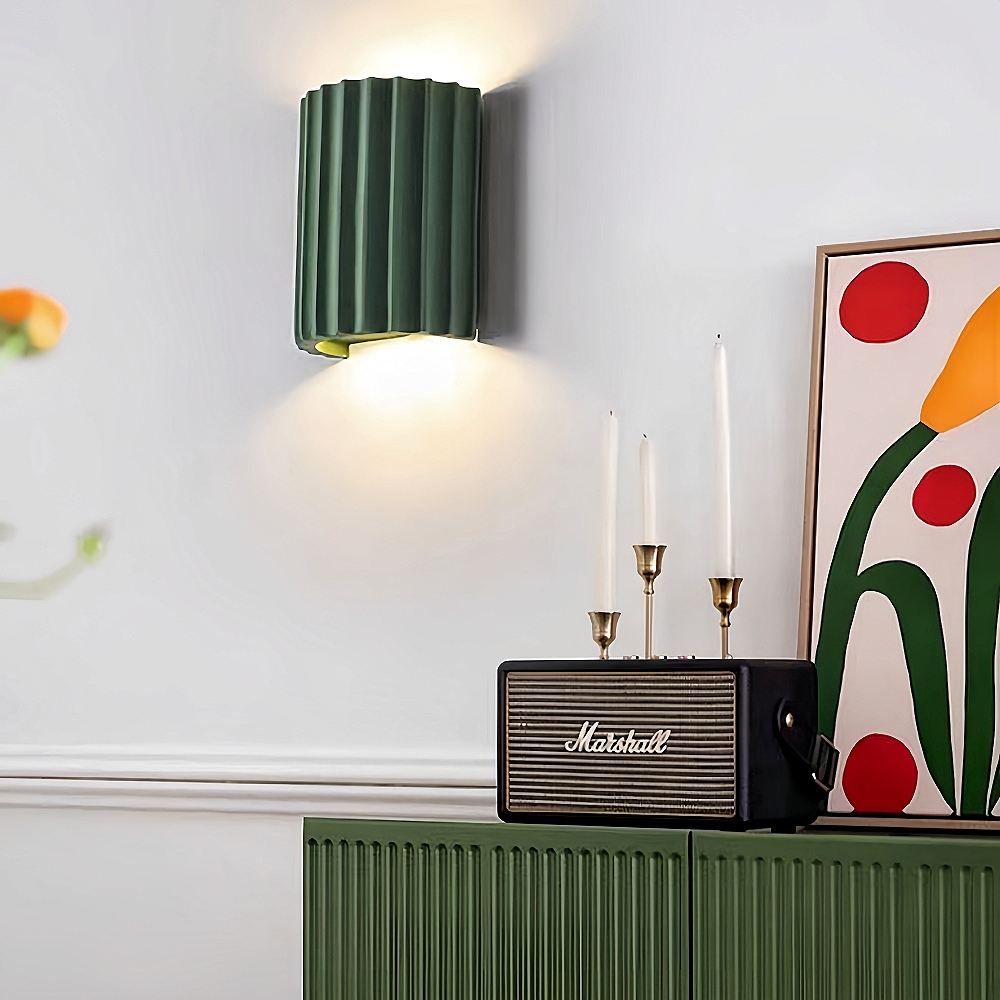 Nordic Style Personalized Creative Macaron Resin Wall Lamp