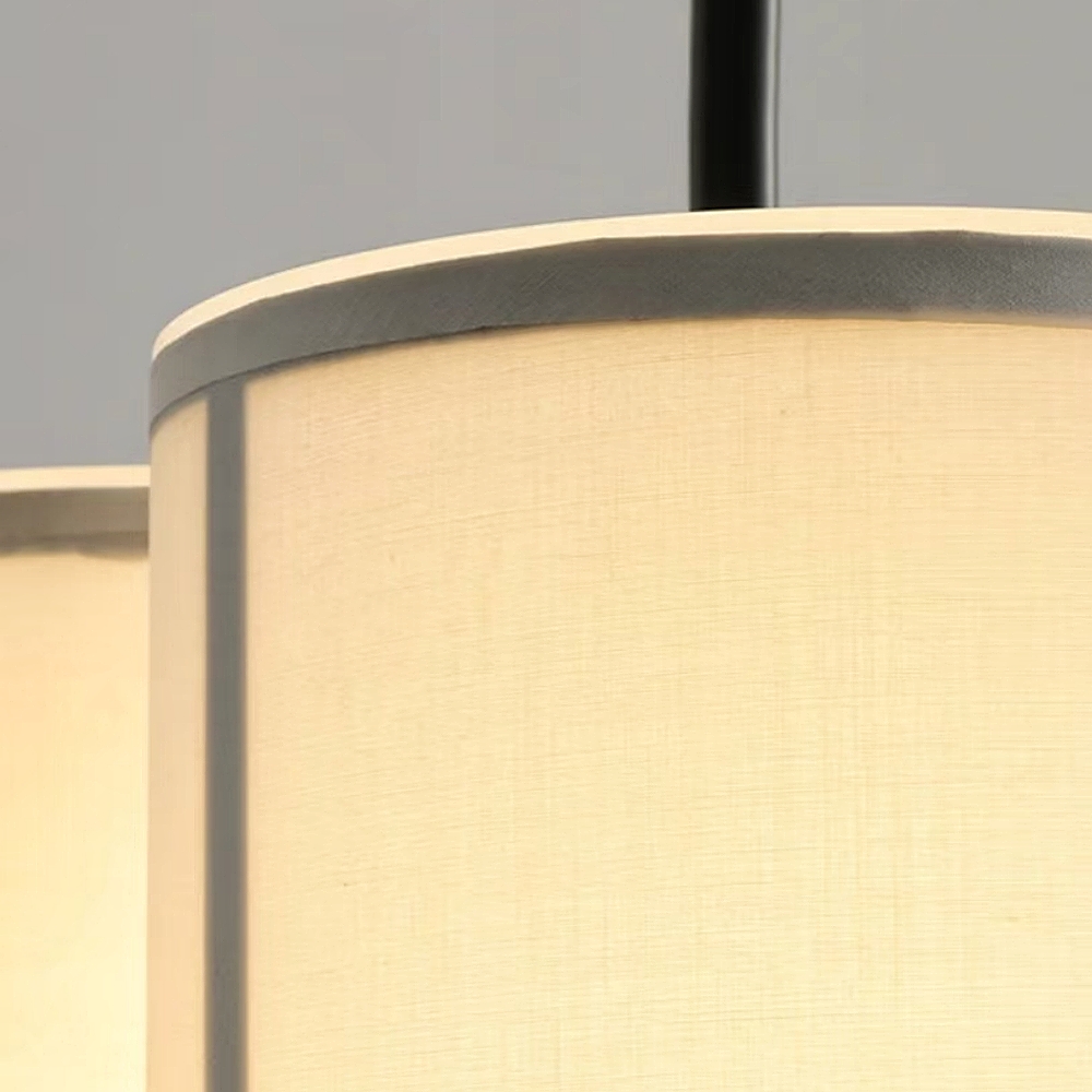 Japanese Wabi Sabi Style Retro Minimalist Study Room Tea Room Fabric Pendant Light