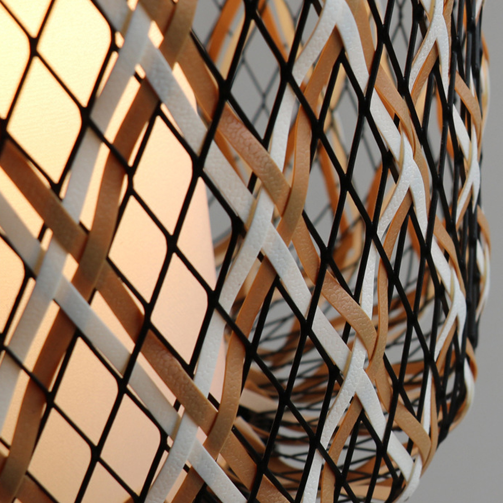 Outdoor Waterproof Lantern Chandelier Garden Balcony Rattan Decorative Lamps