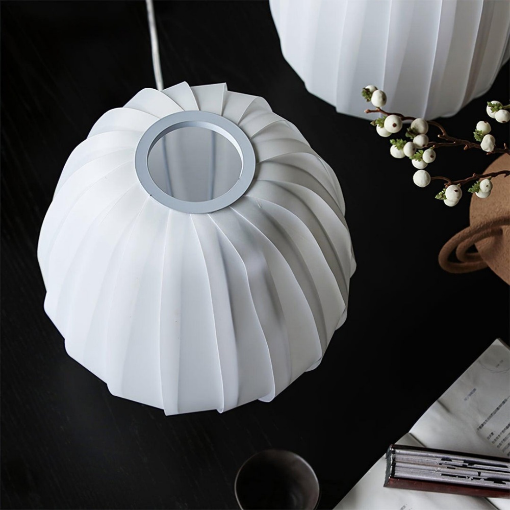 Modern Minimalist Solid Wood & Fabric Table Lamp