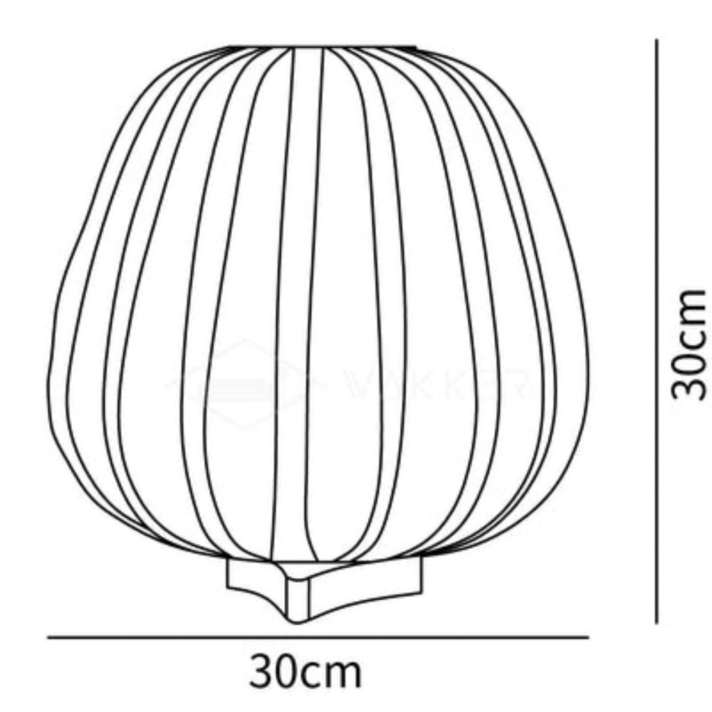 Modern Minimalist Solid Wood & Fabric Table Lamp