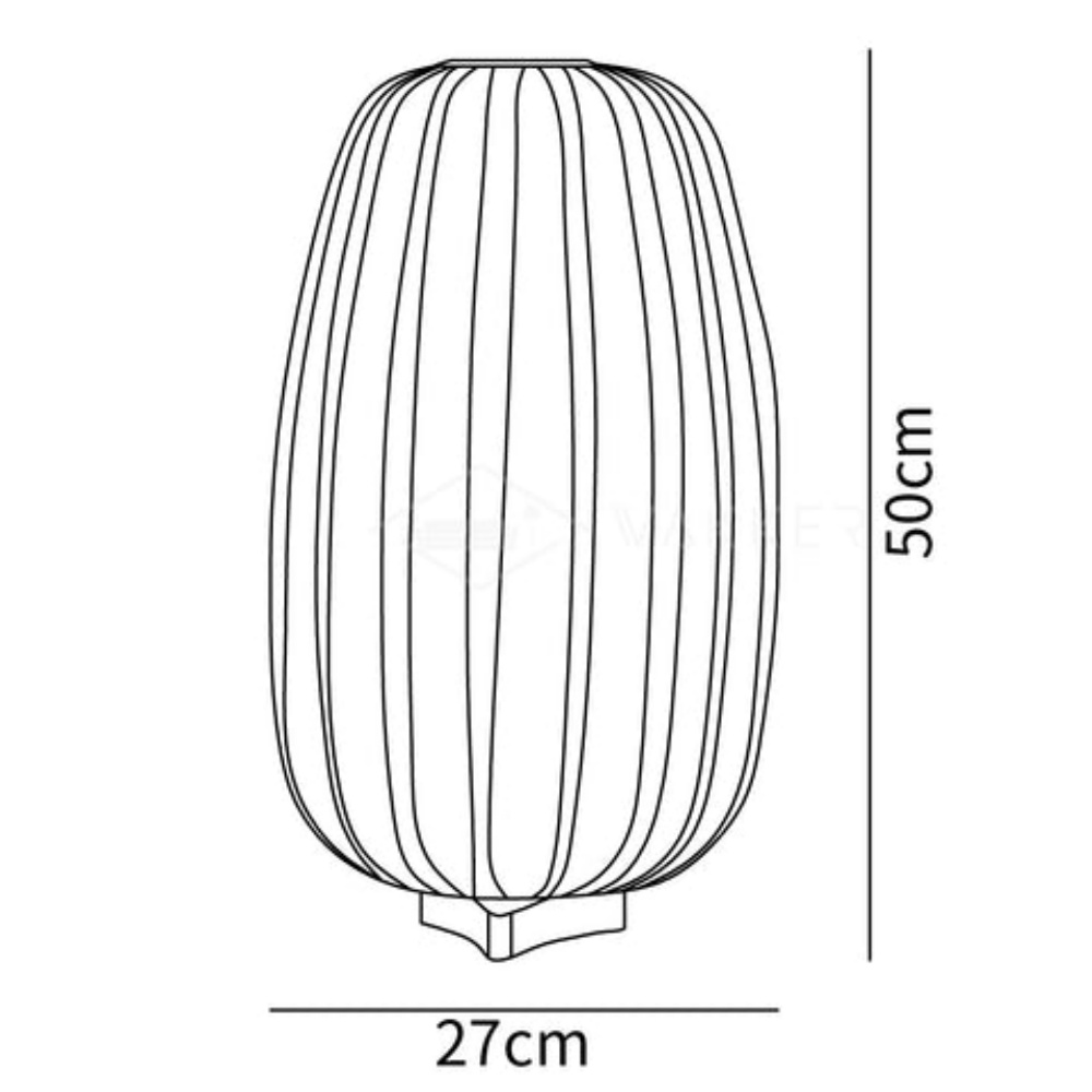 Modern Minimalist Solid Wood & Fabric Table Lamp