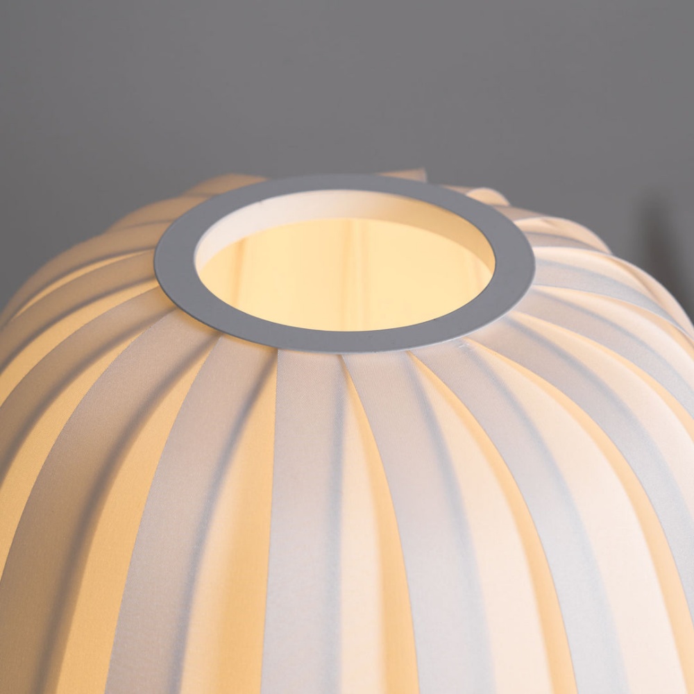 Modern Minimalist Solid Wood & Fabric Table Lamp