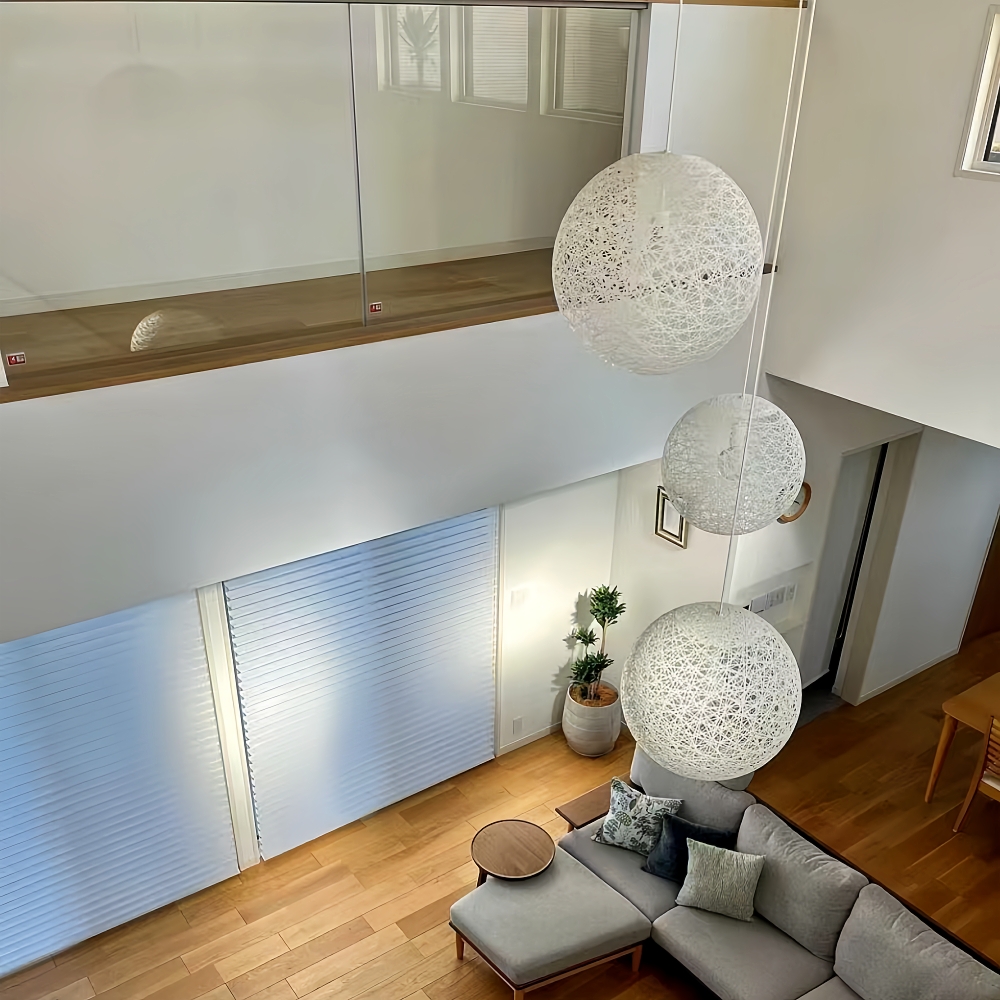 Creative Handmade Woven Colorful Rattan Woven Personalized Circular Chandelier