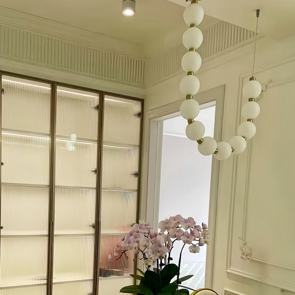 French Modern Creative Pearl Style Chandelier