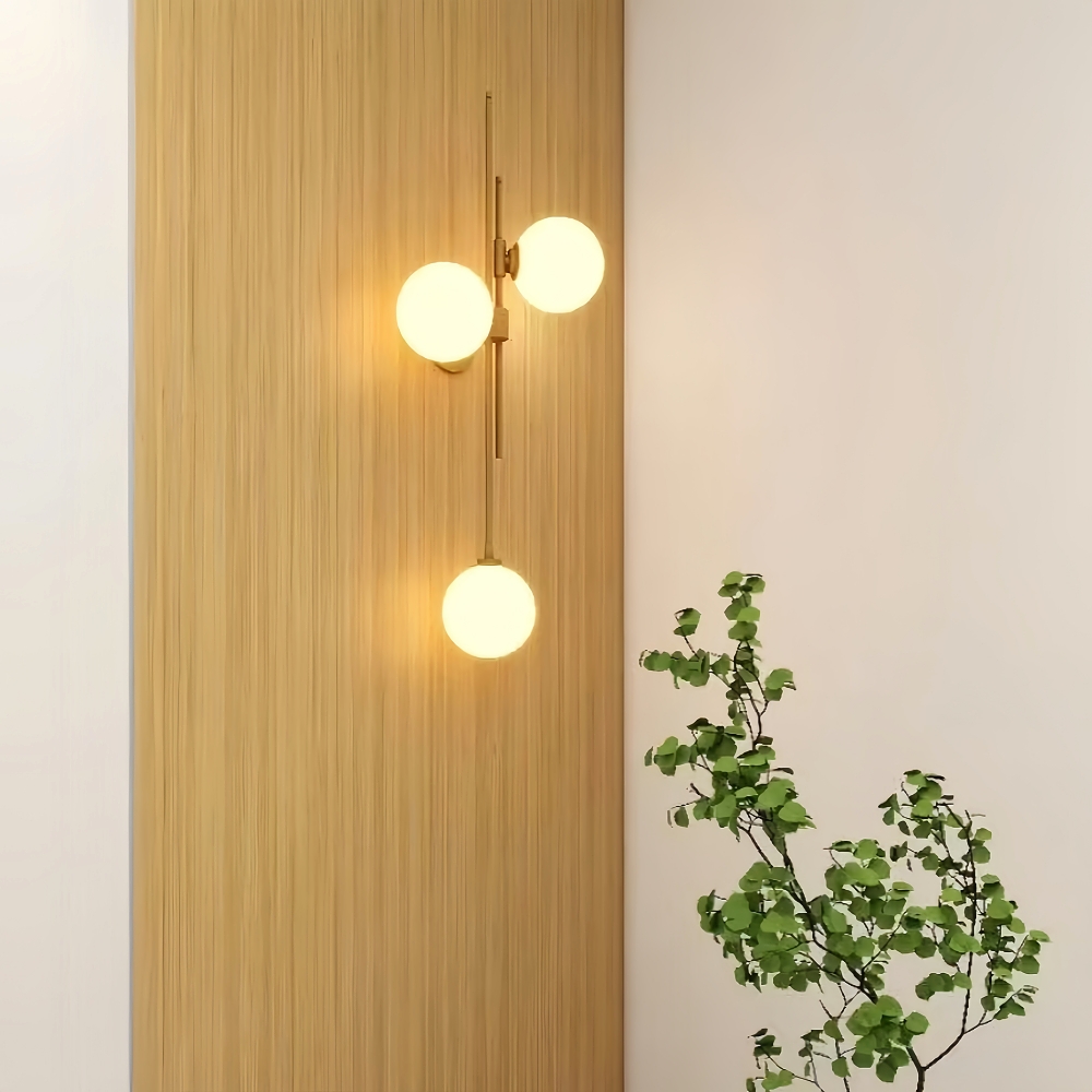 Modern Style Creative Personality Living Room Bedroom Decoration Glass Wall Lamp