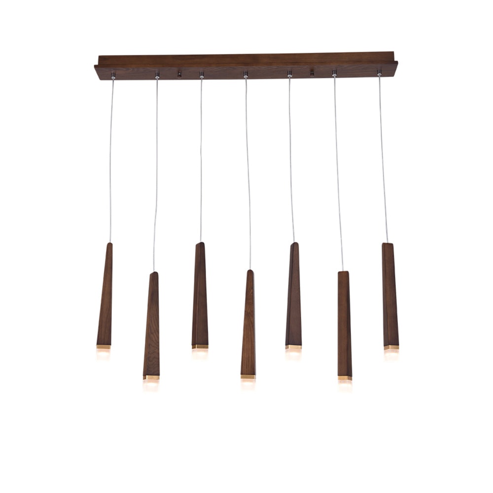 Nordic Style Solid Wood Matchstick Pendant Lamp