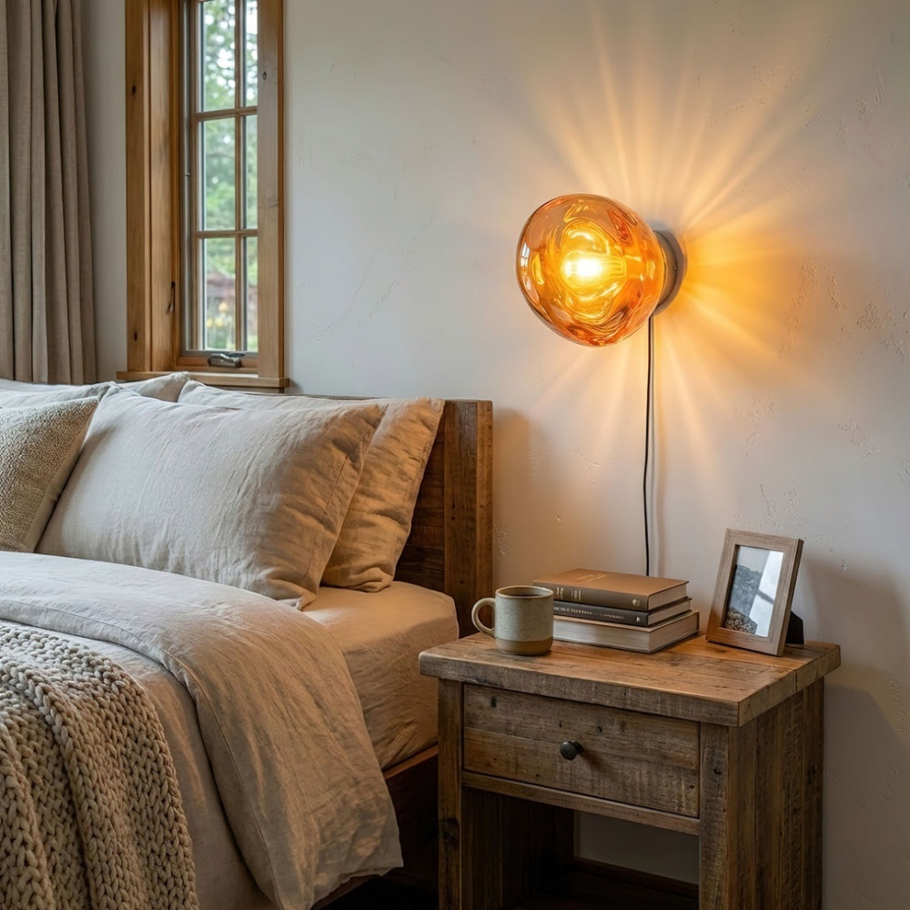 Artisan Nordic Lava Texture Wall Lamp