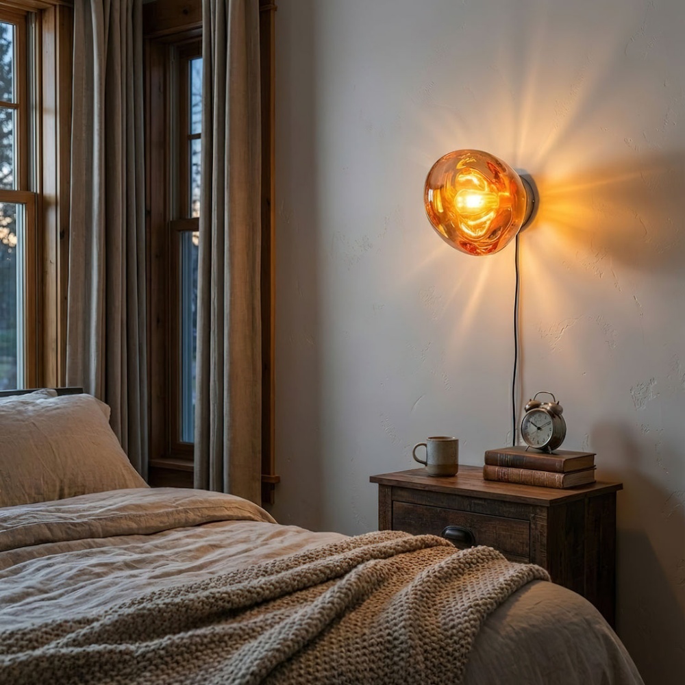 Artisan Nordic Lava Texture Wall Lamp