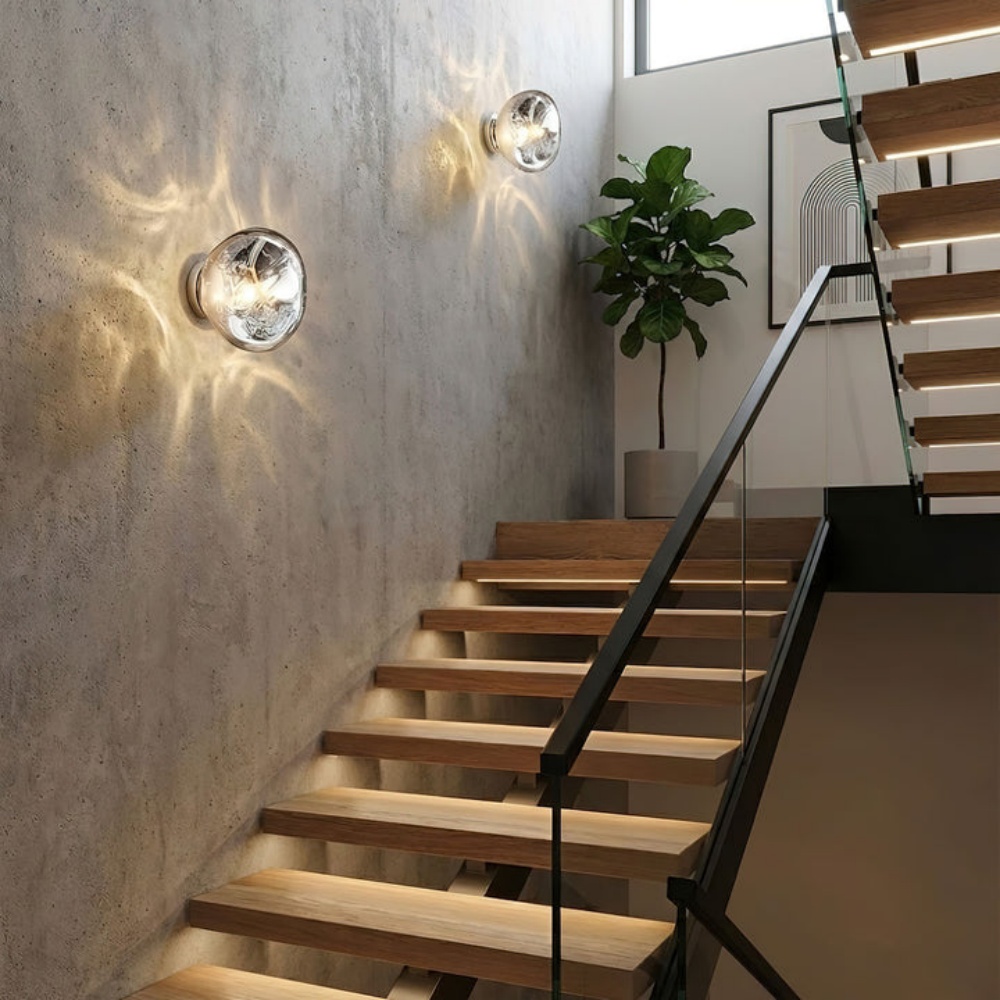 Artisan Nordic Lava Texture Wall Lamp