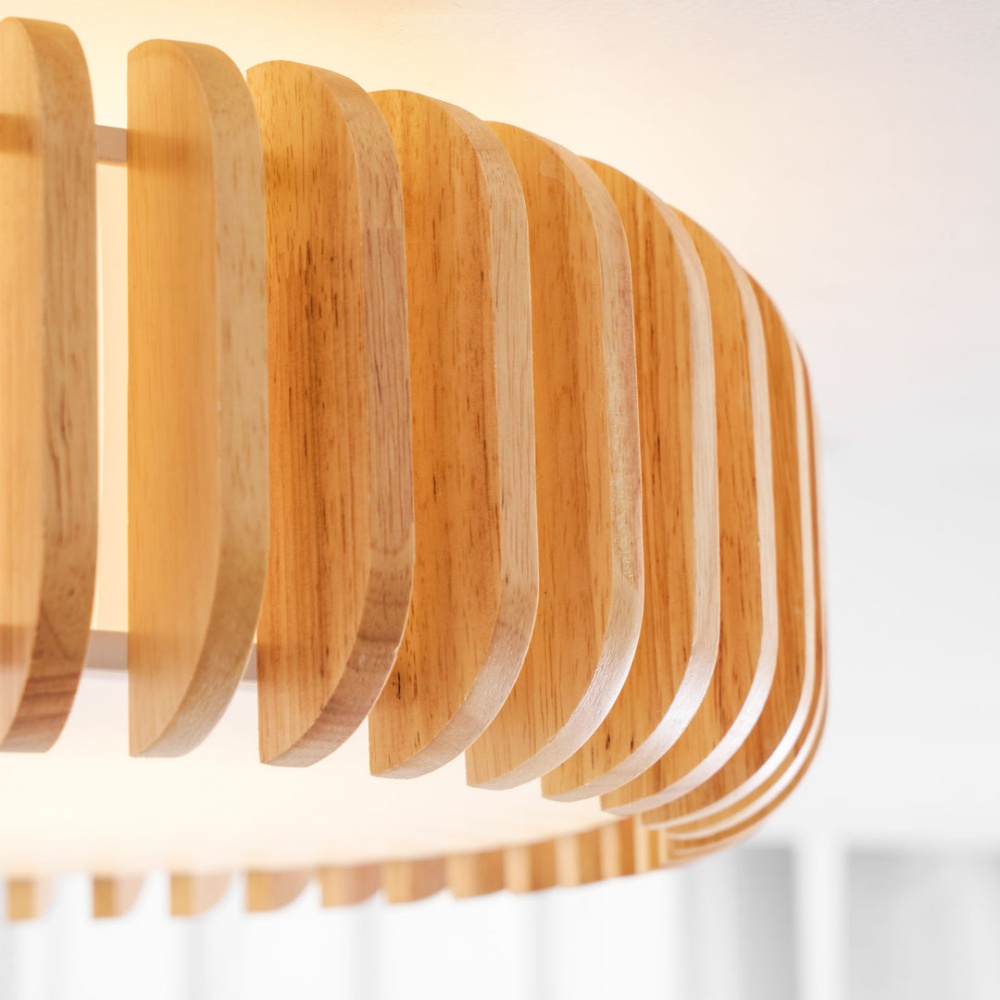 Modern Minimalist Wooden Bedroom Ceiling Light