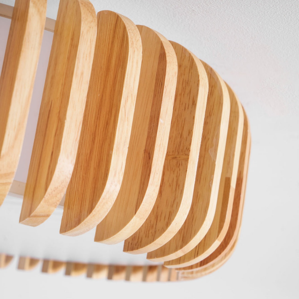 Modern Minimalist Wooden Bedroom Ceiling Light