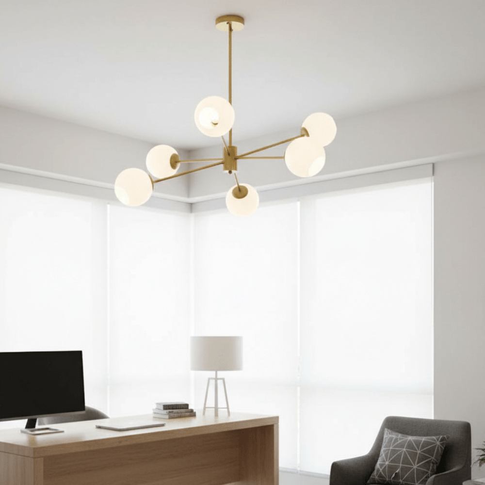 Sleek Modern Interlaced Glass Pendant Light Contemporary Decor