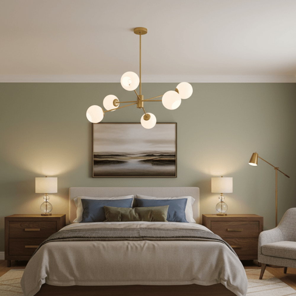 Sleek Modern Interlaced Glass Pendant Light Contemporary Decor