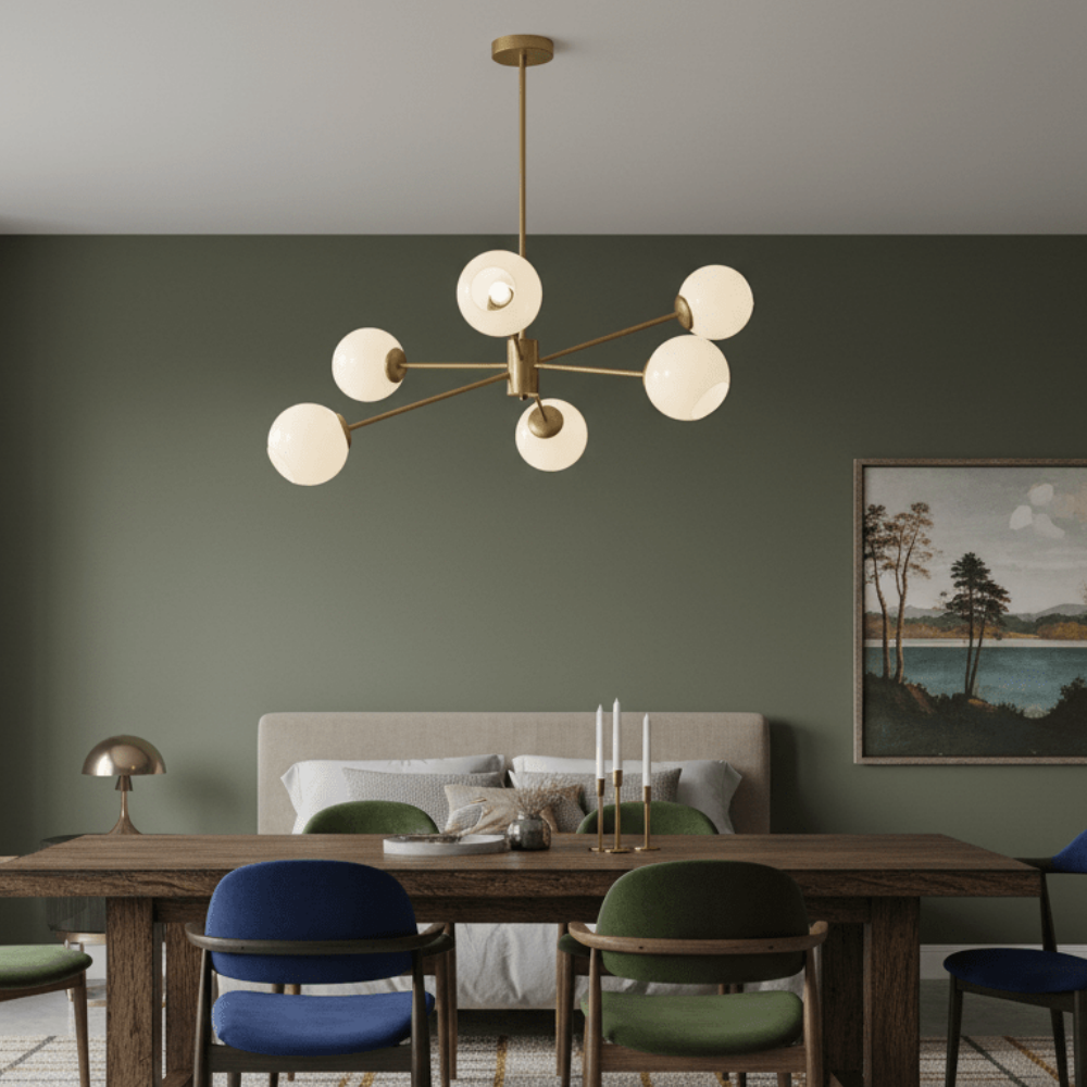 Sleek Modern Interlaced Glass Pendant Light Contemporary Decor