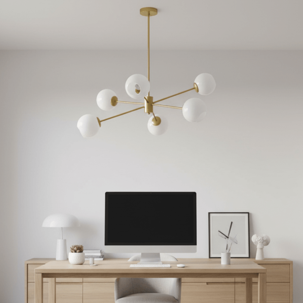 Sleek Modern Interlaced Glass Pendant Light Contemporary Decor