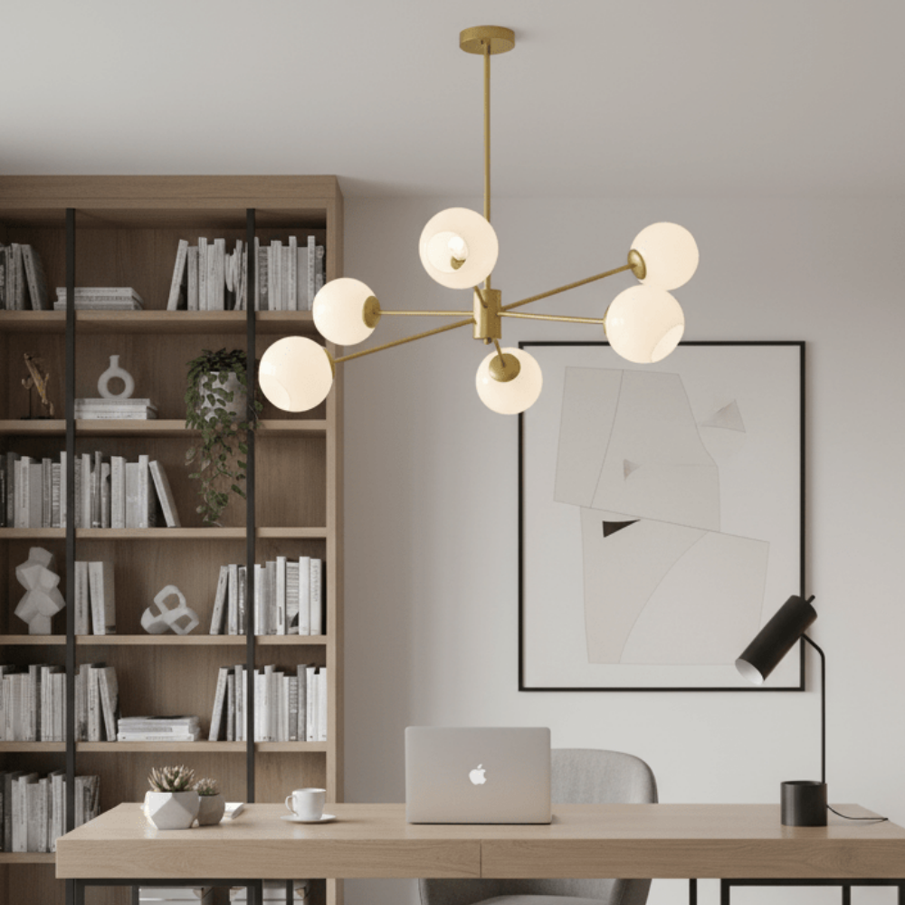Sleek Modern Interlaced Glass Pendant Light Contemporary Decor