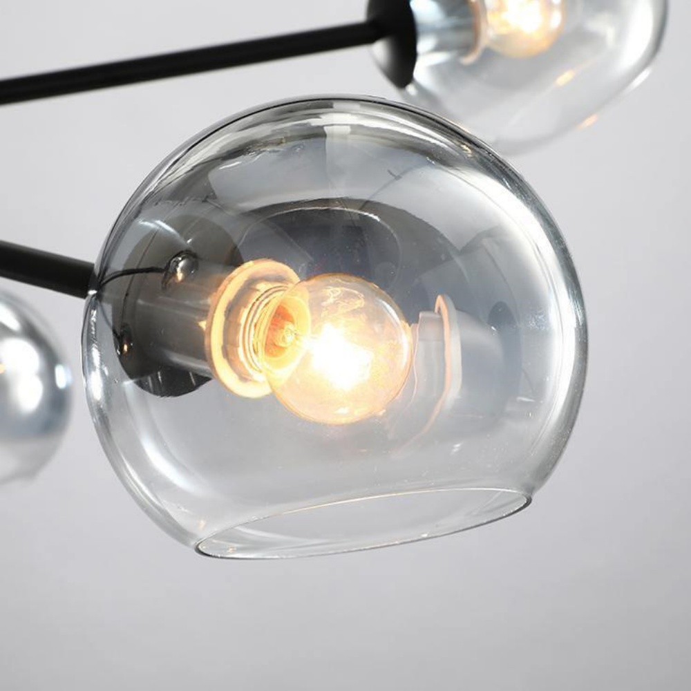 Sleek Modern Interlaced Glass Pendant Light Contemporary Decor