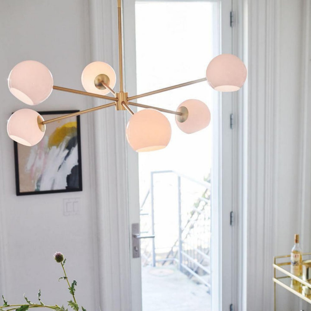 Sleek Modern Interlaced Glass Pendant Light Contemporary Decor