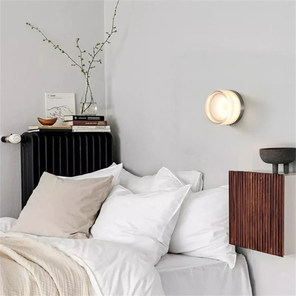 Nordic Minimalist Modern Waterproof Outdoor Corridor Study Bedroom Bedside Wall Lamp