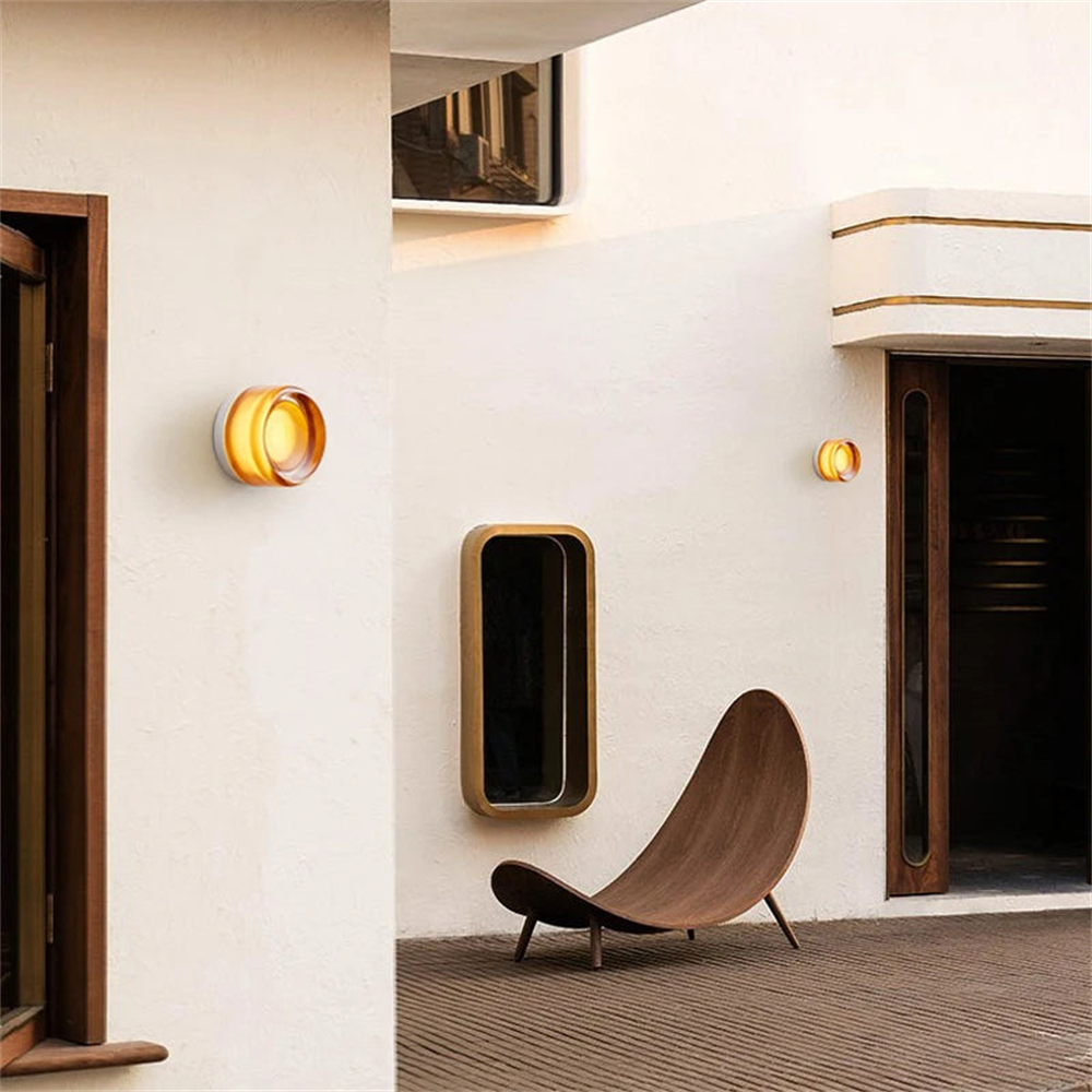 Nordic Minimalist Modern Waterproof Outdoor Corridor Study Bedroom Bedside Wall Lamp