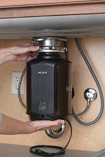 Moen Host Series 3/4 HP Continuous Feed Garbage Disposal with Sound Reduction