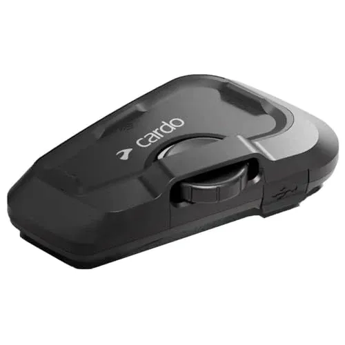 Cardo Systems FREECOM 2X Motorcycle 2-Way Bluetooth Communication System Headset - Black